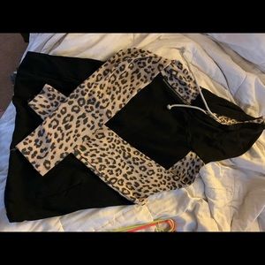 Mindy maes market hoodie leopard